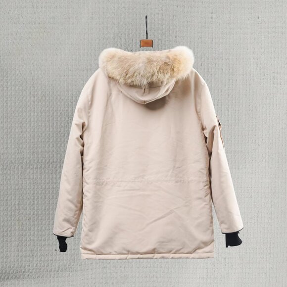 Canada Goose Expedition white Unisex Hooded Parka - Picture 2 of 7